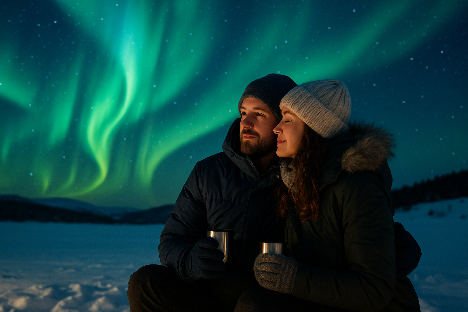 Como se preparar para enfrentar o frio extremo ao ver a aurora boreal