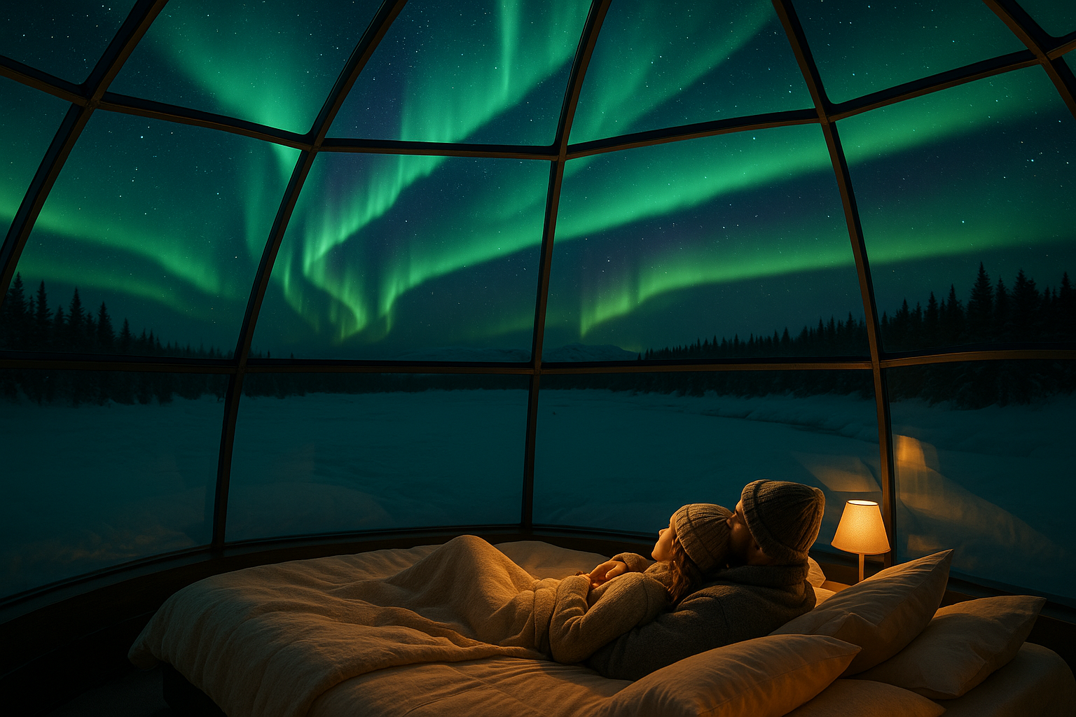 Experiências exclusivas na aurora boreal