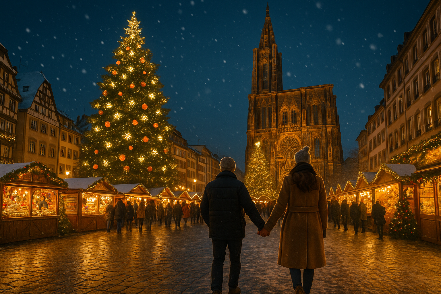 Mercados de Natal em Estrasburgo