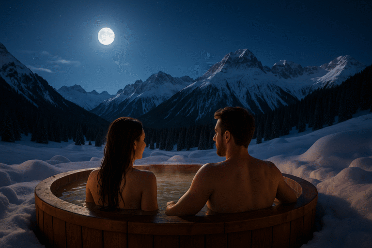 O charme dos resorts de luxo no inverno