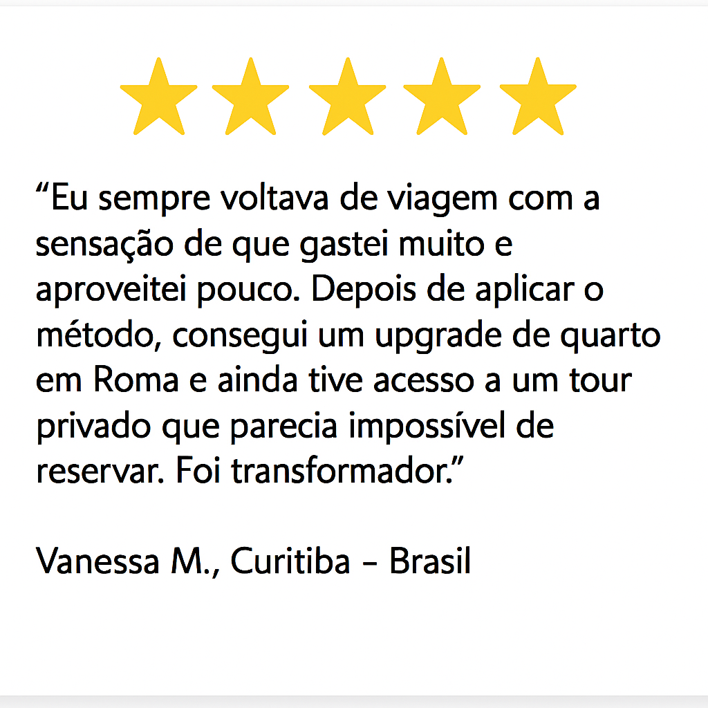 Viaje como um milionário